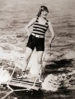 Actress Pauline Starke Water Skis