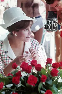 Actress Raquel Welch Arriving at Cannes Film Festival