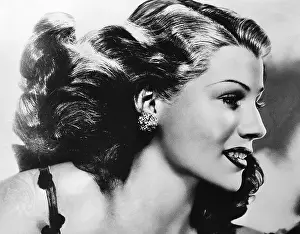 Wavy Prints: Actress Rita Hayworth