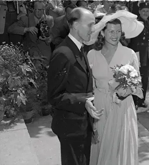 Actress Rita Hayworth Meeting Communist Mayor Paul Derigon