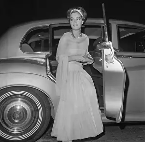 Schneider Prints: Actress Romy Schneider Near Limousine