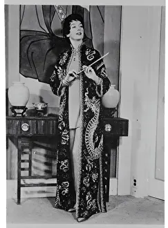 Actress Rosalind Russell in Auntie Mame
