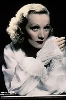 Blouse Prints: Actress and Singer Marlene Dietrich