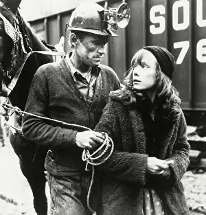 Actress Sissy Spacek and Levon Helm of Coal Miner's daughter
