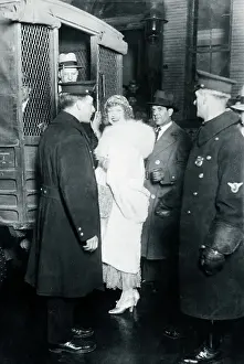Suspect Prints: Actress Texas Guinan Being Arrested