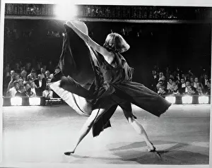 Actress Vanessa Redgrave Dancing