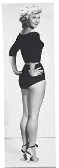 Actress Vera Ellen Posing in Leotards and Heels