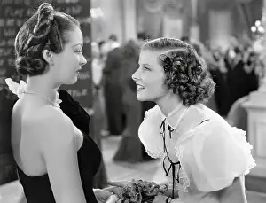 Secrecy Prints: Actresses Katharine Hepburn and Evelyn Venable in Film