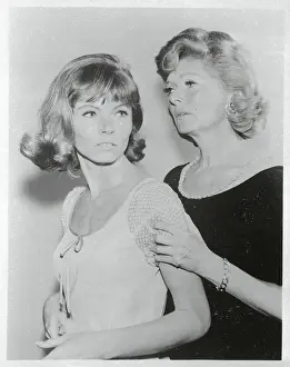 Actresses Patricia Morrow and Evelyn Scott
