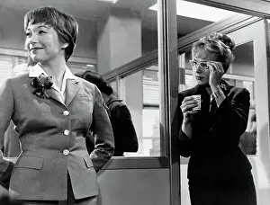 Actresses Shirley MacLaine and Edie Adams in The Apartment