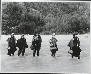 Alaska Prints: Actresses on Way to Klondike Gold Mine