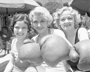 Actresses Wearing Boxing Gloves