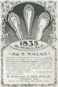 Advertisment Prints: Ad For 1835 Wallace Silver