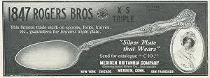 Advertisment Prints: Ad For 1847 Rogers Brothers Silver