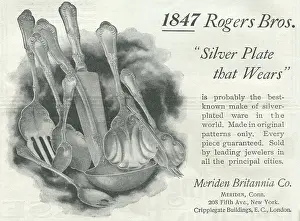 Advertisment Prints: Ad For 1847 Rogers Brothers Silver