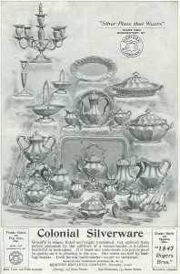 Advertisment Prints: Ad For 1847 Rogers Brothers Silver