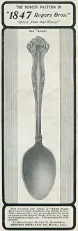 Advertisment Prints: Ad For 1847 Rogers Brothers Silver