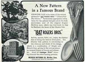 Advertisment Prints: Ad For 1847 Rogers Brothers Silver
