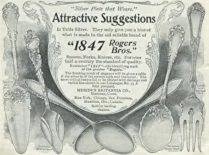 Advertisment Prints: Ad For 1847 Rogers Brothers Silver