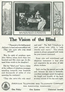 Advertising Prints: Ad For 'American Telephone & Telegraph'
