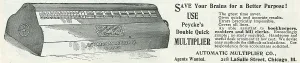 Advertising Prints: Ad For 'Automatic Multiplier'