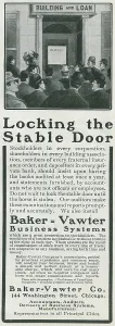 Advertising Prints: Ad For 'Baker Vawter Auditors'