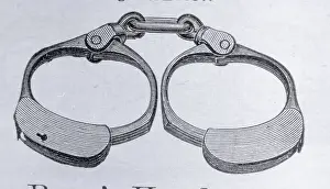 Nickel Prints: Advertisement for Bean's Police Handcuffs