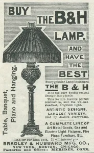 Retail Trade Prints: Ad For B&H Lamps