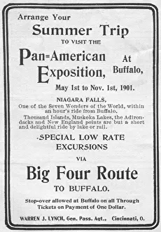 Exposition Prints: Ad For Big Four Railway