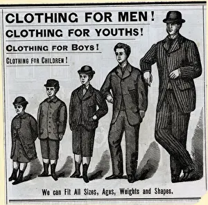 Advertisement For Boys And Mens Clothes