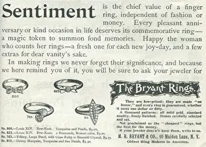 Advertisment Prints: Ad For Bryant Rings