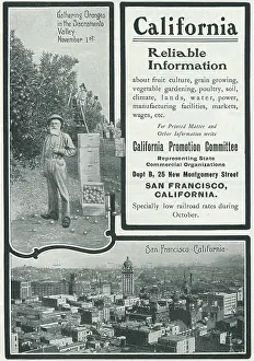 Retail Trade Prints: Ad For California Promotion Committee