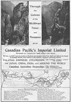 Imperial Prints: Ad For Canadian Pacific Railway