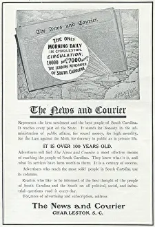 Retail Trade Prints: Ad For Charleston News & Courier