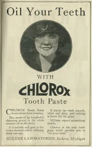Advertising Prints: Ad For 'Chlorox Tooth Paste'