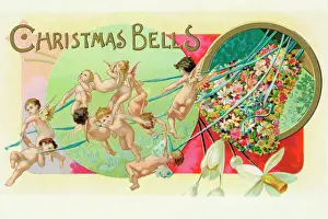Cherub Prints: Advertisement for Christmas Cards from Geo. S. Harris & Sons