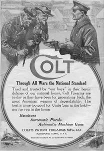 Colt Prints: Ad For Colt Pistols