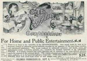 Advertising Prints: Ad For 'Columbia Graphophone'