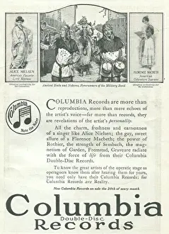 Advertising Prints: Ad For 'Columbia Records'