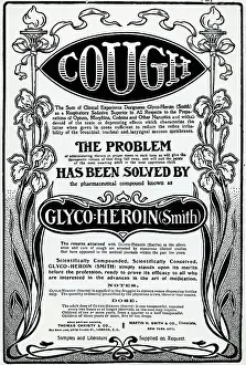 Drugstore Prints: Ad For Cough Medicine Made W/ Heroin
