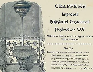 Advertisement for Crapper's Toilet