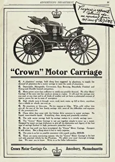 Advertisement for Crown Motor Carriage