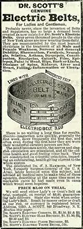 Ad for Electric Belts