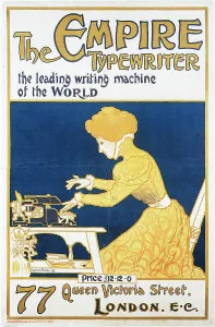 Machine Prints: Ad For The Empire Typewriter