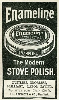 Retail Trade Prints: Ad For Enameline Stove Polish