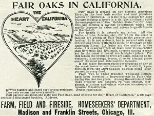 Retail Trade Prints: Ad For Fair Oaks California