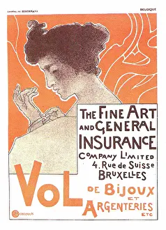 Brussels Prints: Ad For The Fine Art & General Insurance Co