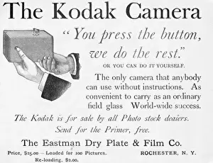 Roll Prints: Advertisement For First Kodak Camera