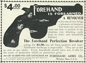 Revolver Prints: Ad For Forehand Revolver