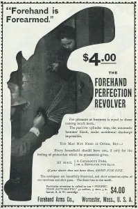 Revolver Prints: Ad For Forehand Revolver